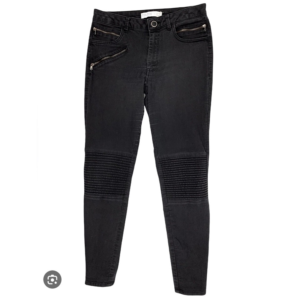 Zara moto biker jeans . Size 24